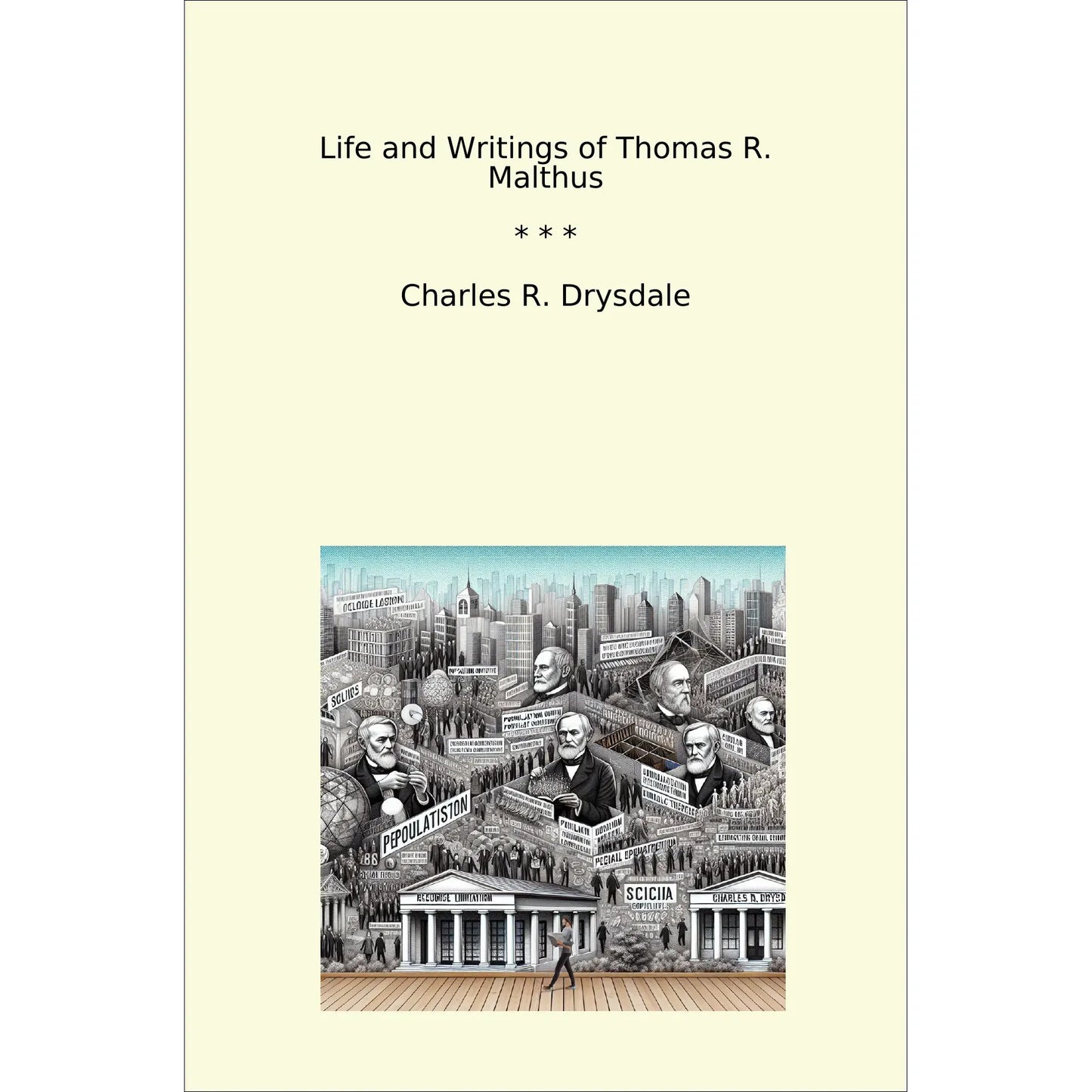 Book cover Life and Writings of Thomas R. Malthus