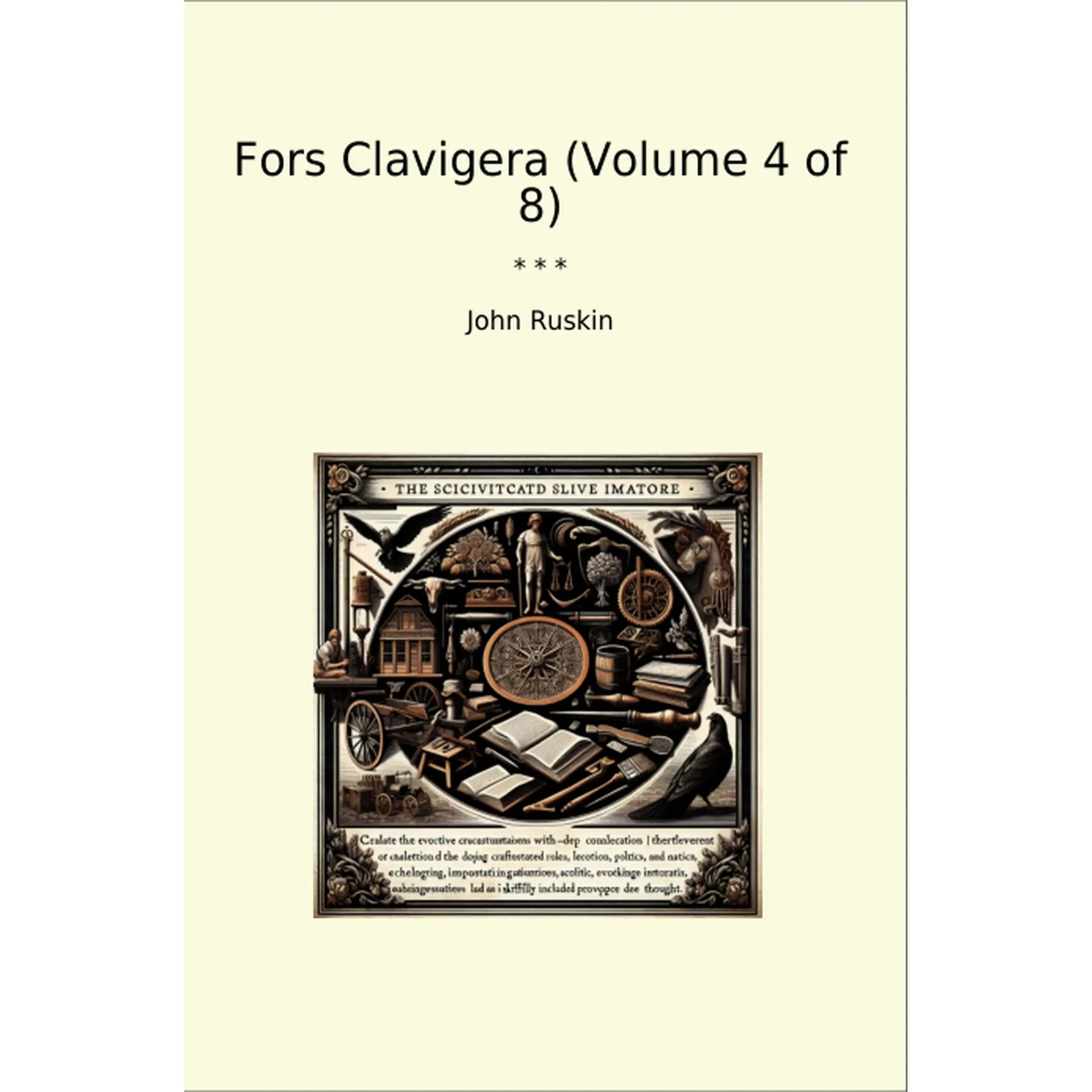 Book cover Fors Clavigera (Volume 4 of 8)