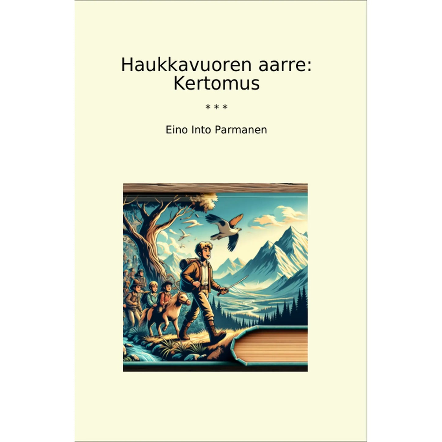 Book cover Haukkavuoren aarre: Kertomus