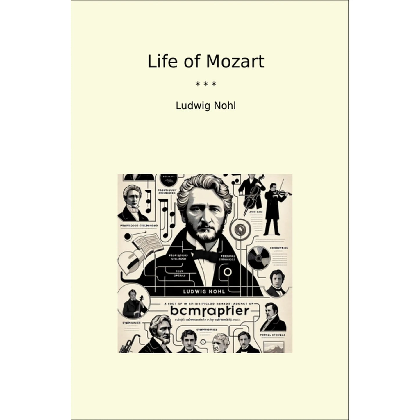 Book cover Life of Mozart