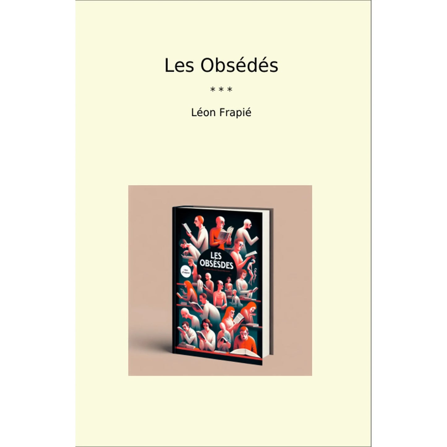 Book cover Les Obsédés