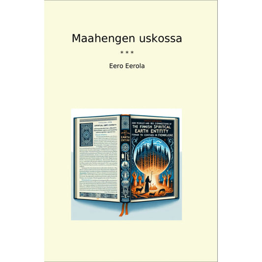 Book cover Maahengen uskossa