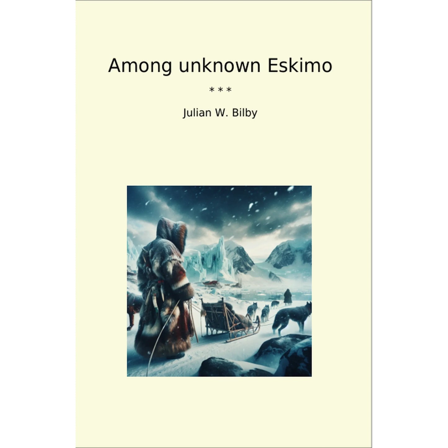 Book cover Among unknown Eskimo