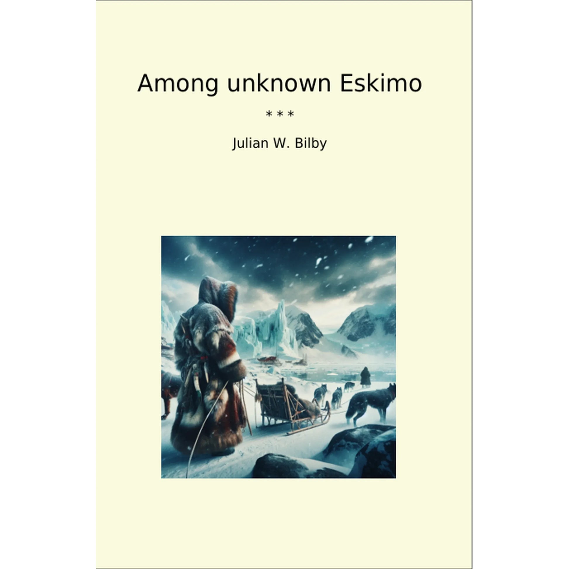 Book cover Among unknown Eskimo