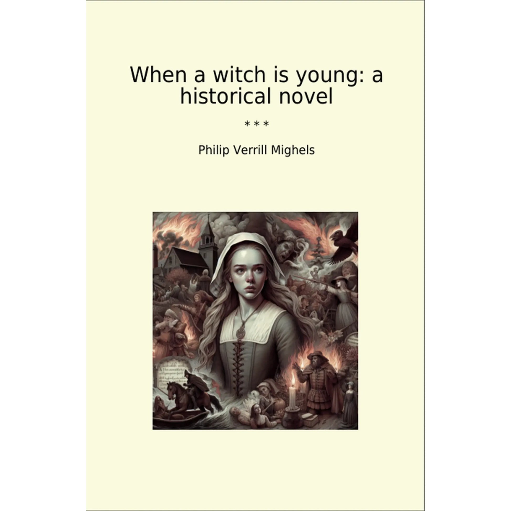 Book cover When a witch is young: a historical novel