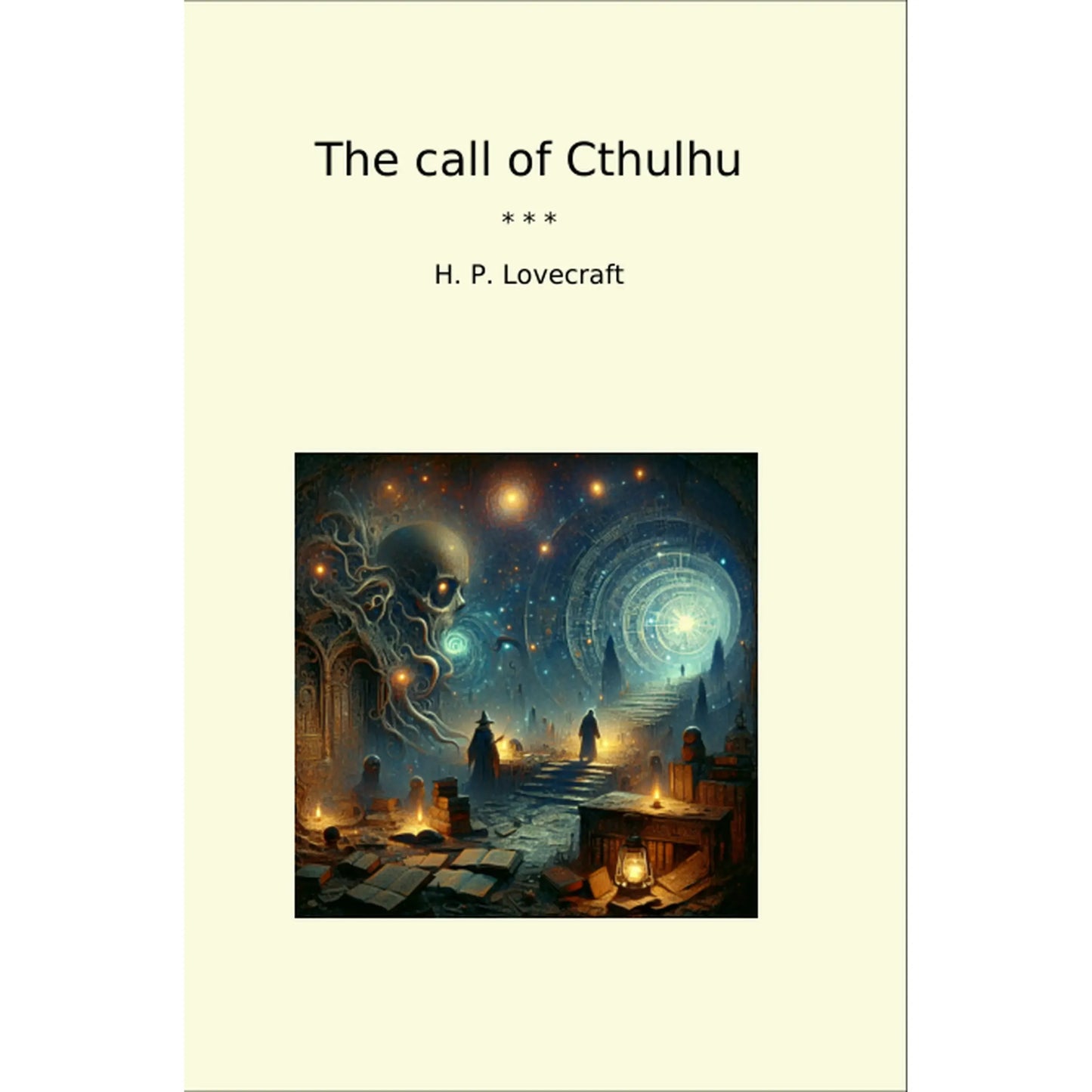 Book cover The call of Cthulhu