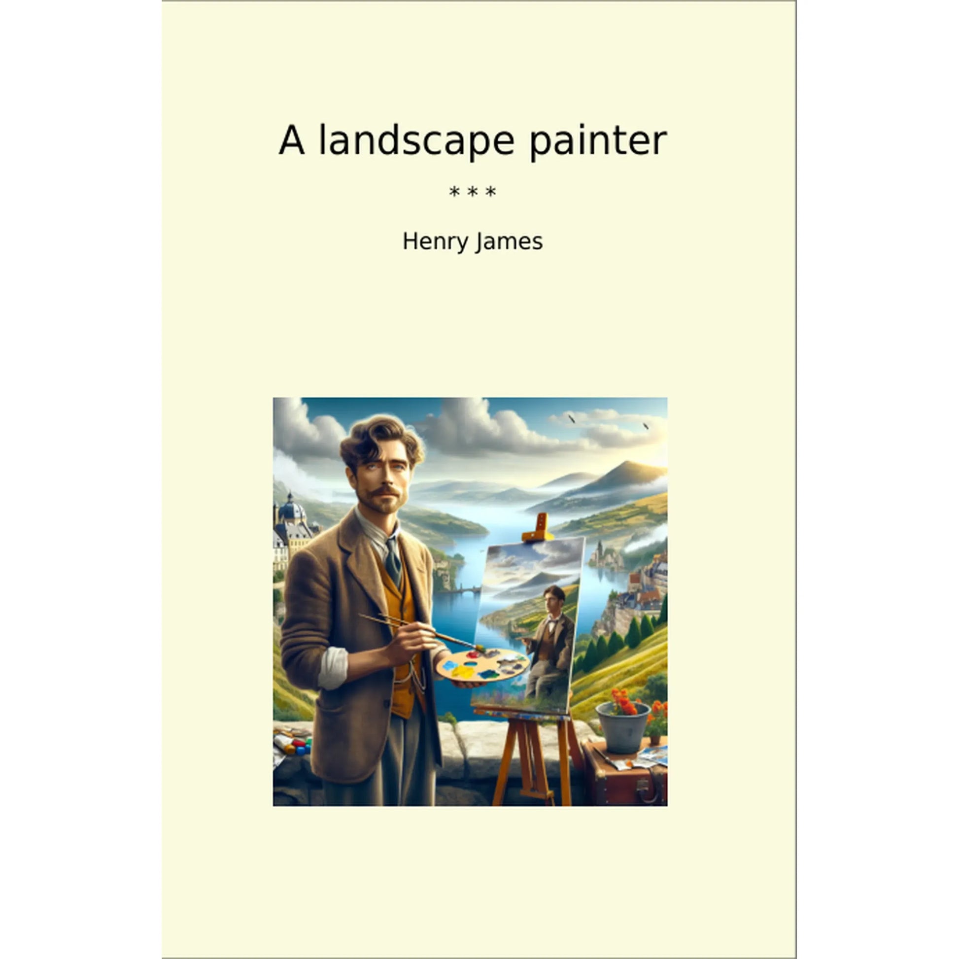 Book cover A landscape painter