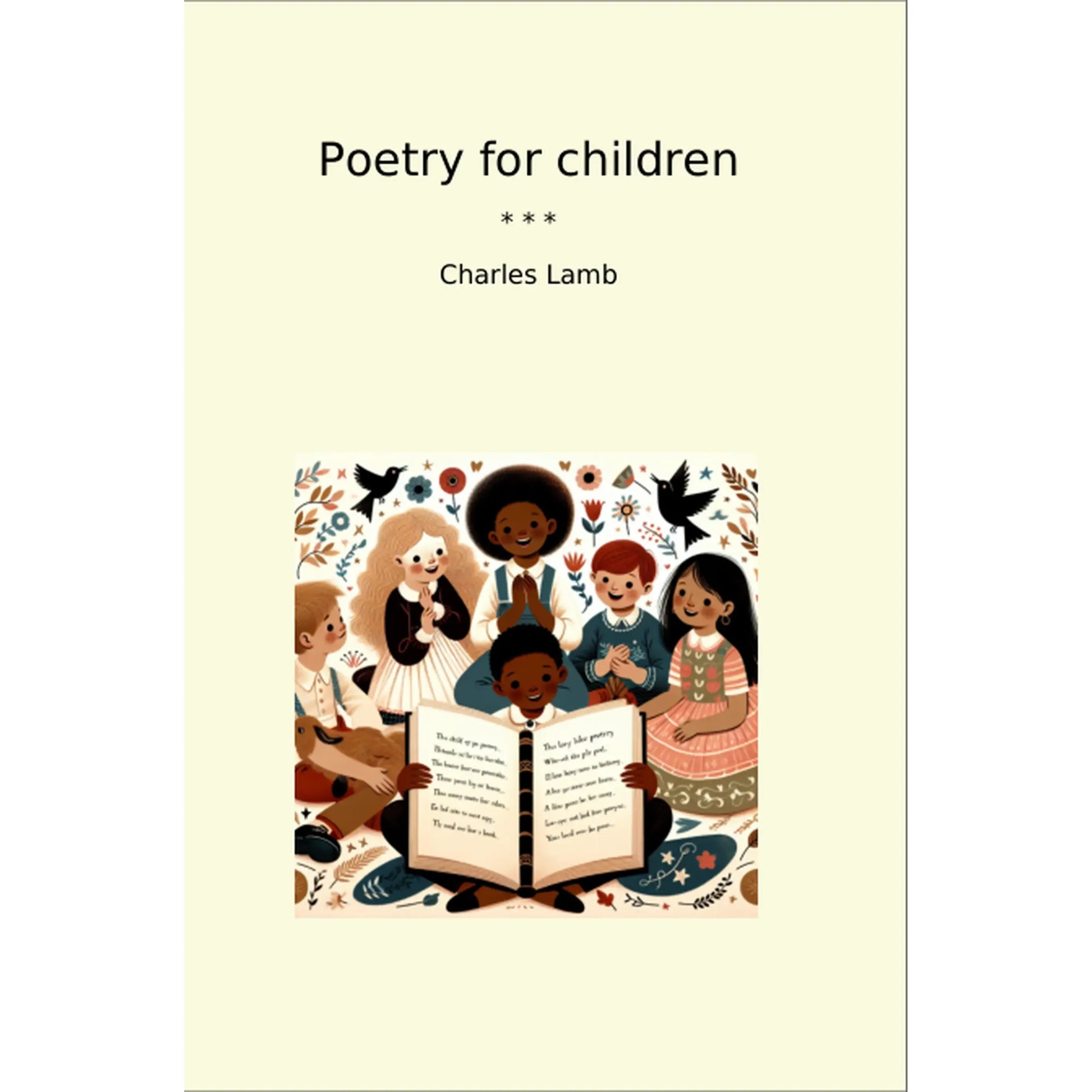 Book cover Poetry for children