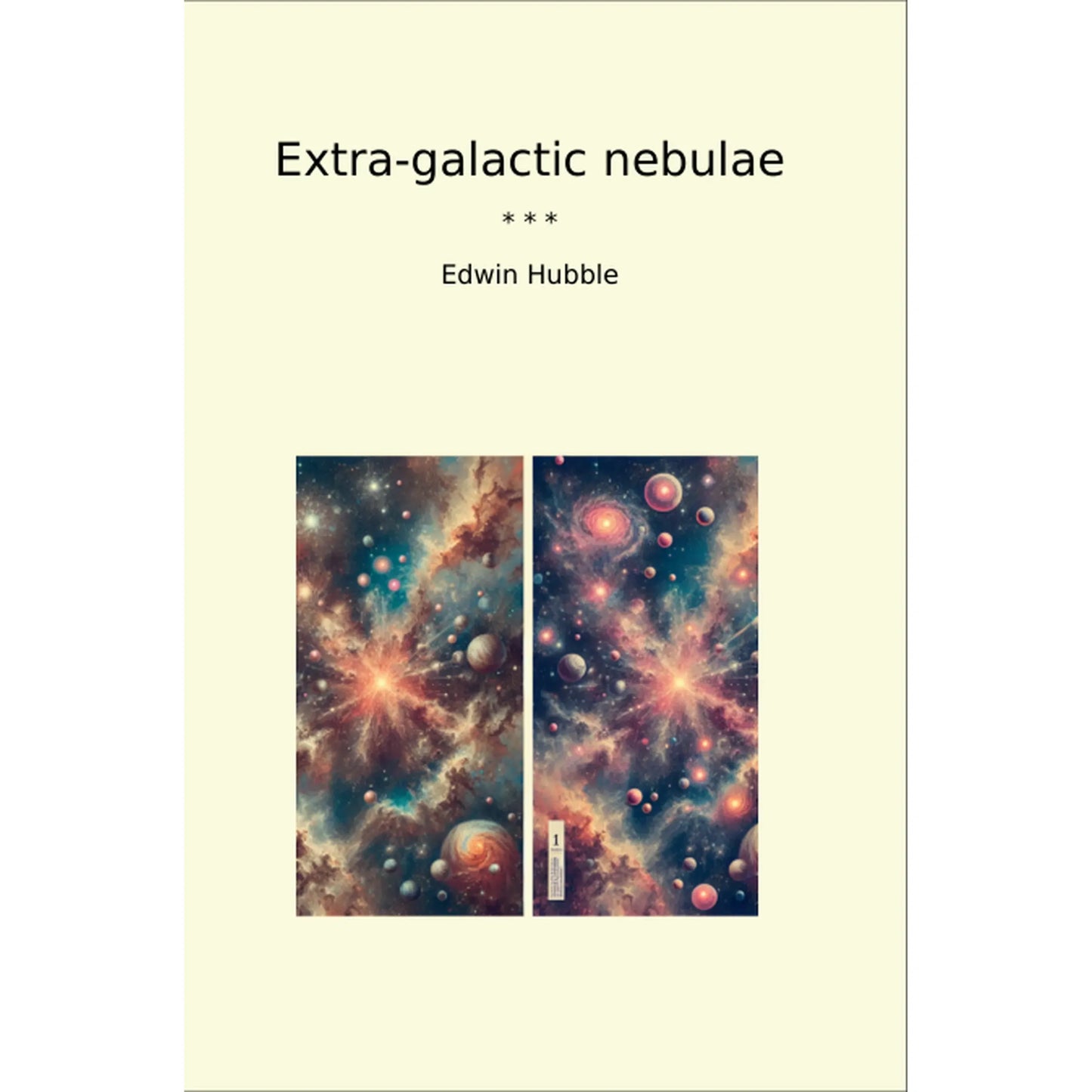 Book cover Extra-galactic nebulae