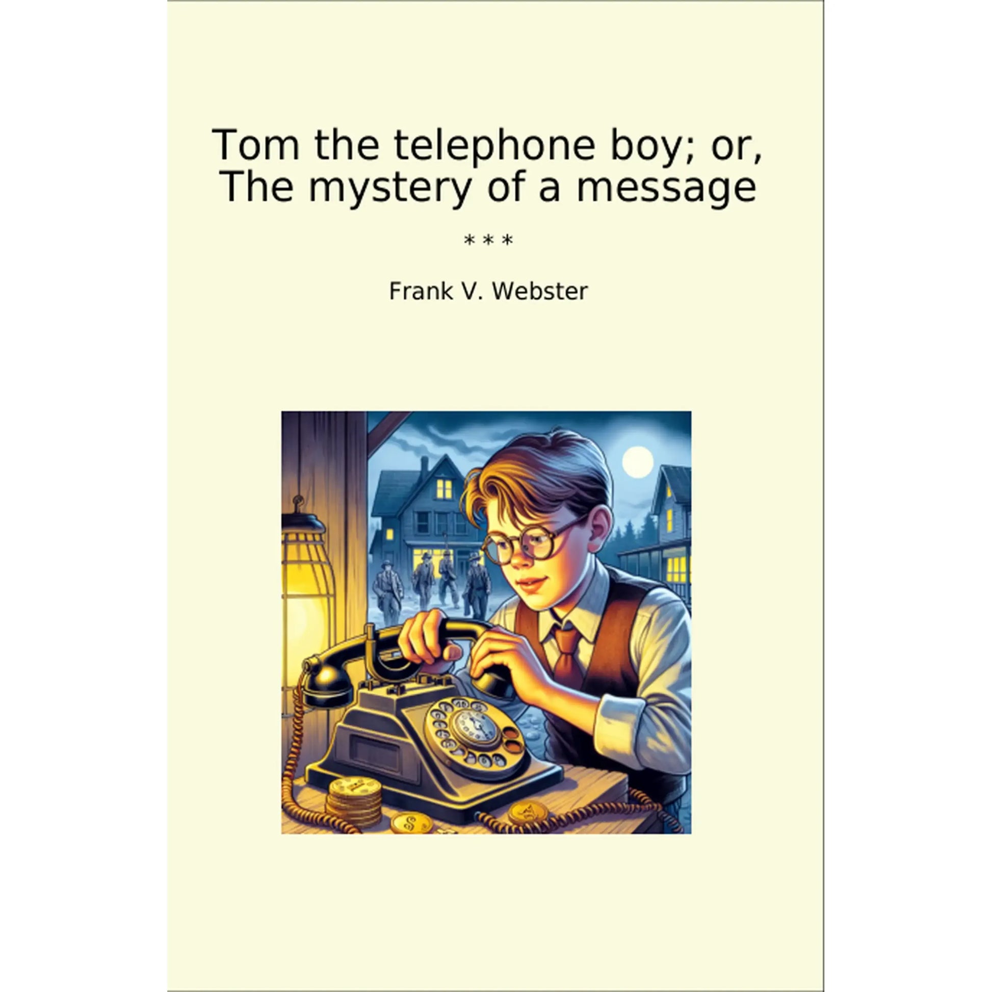Book cover Tom the telephone boy; or, The mystery of a message