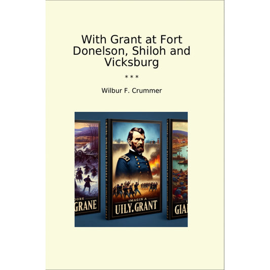 Book cover With Grant at Fort Donelson, Shiloh and Vicksburg