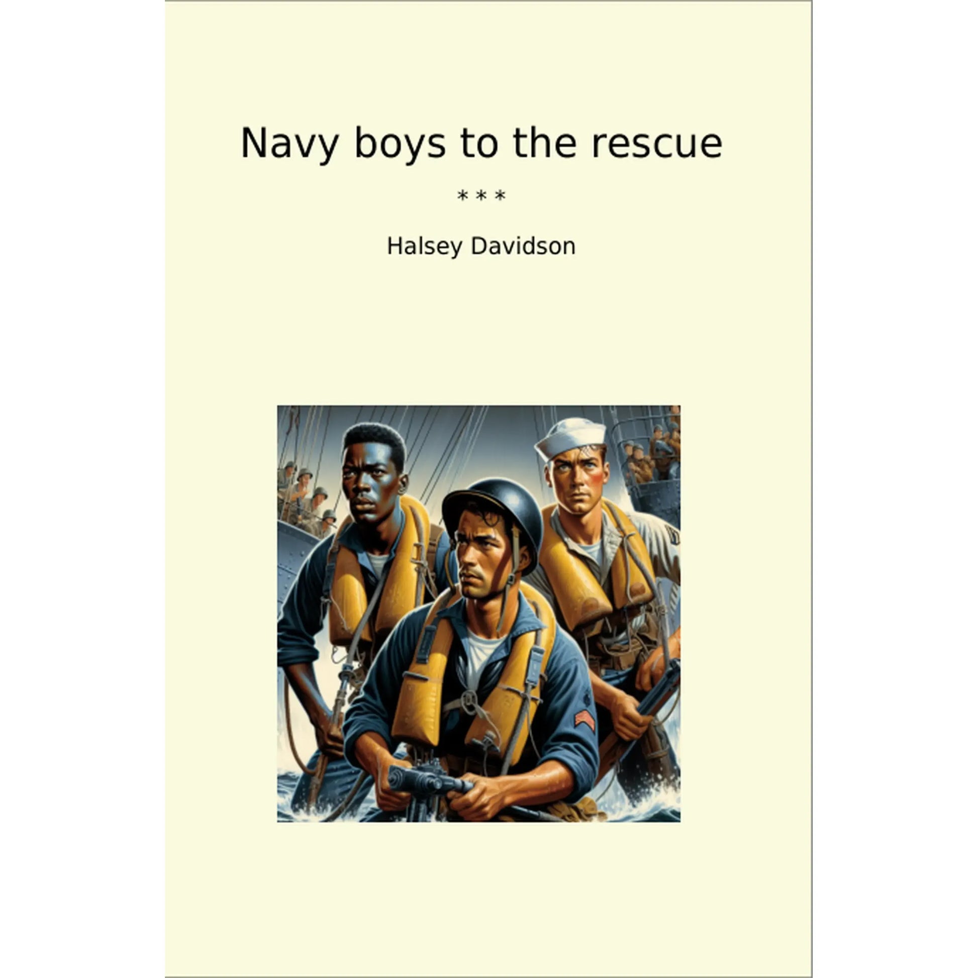 Book cover Navy boys to the rescue