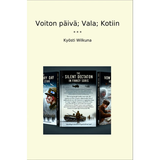 Book cover Voiton päivä; Vala; Kotiin