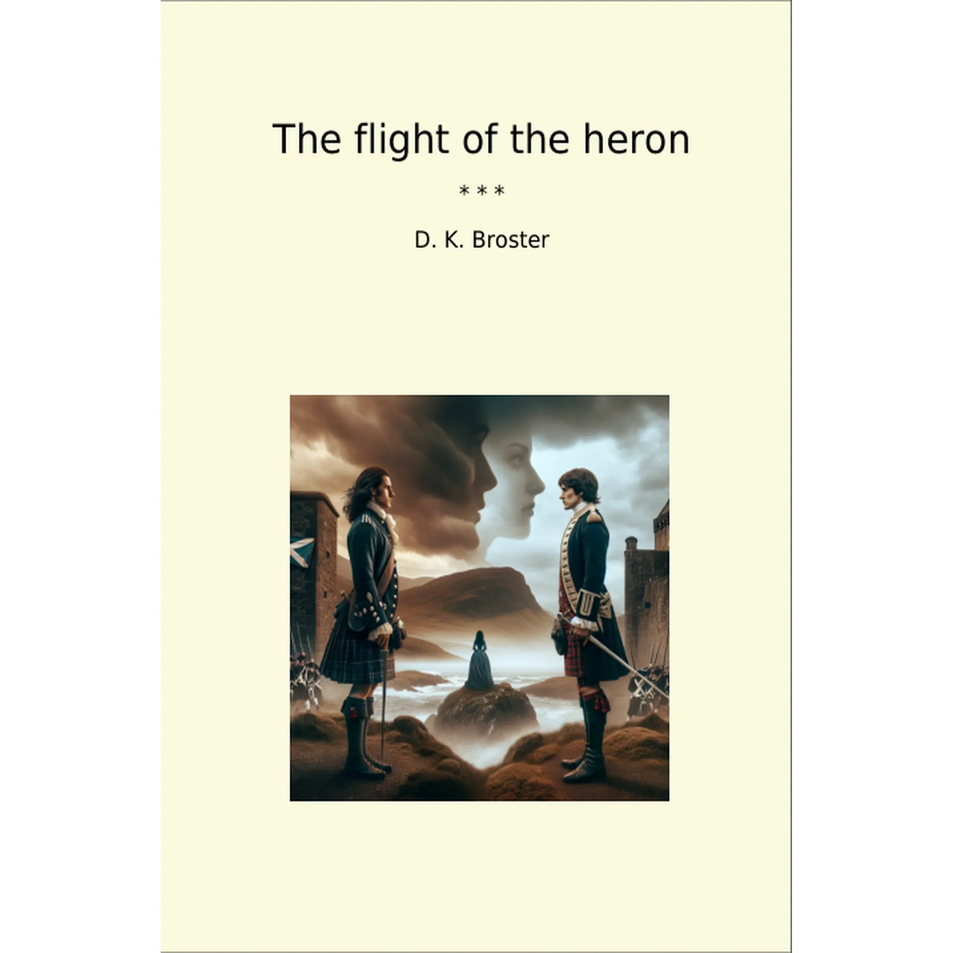 Book cover The flight of the heron