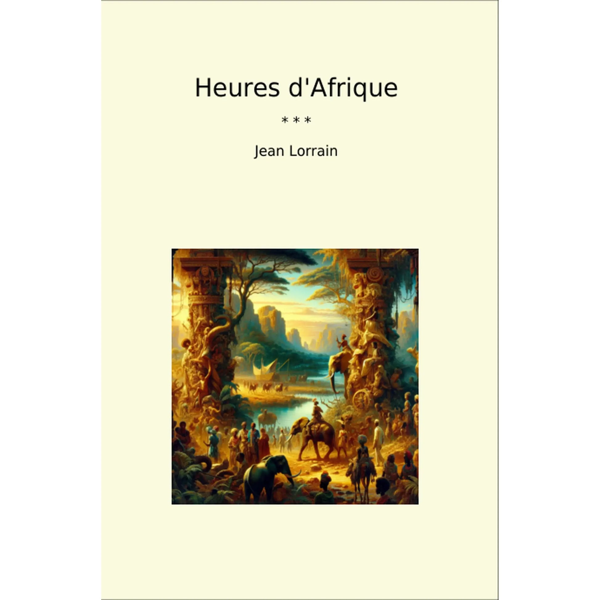 Book cover Heures d'Afrique