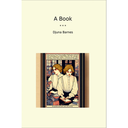 Book cover A Book