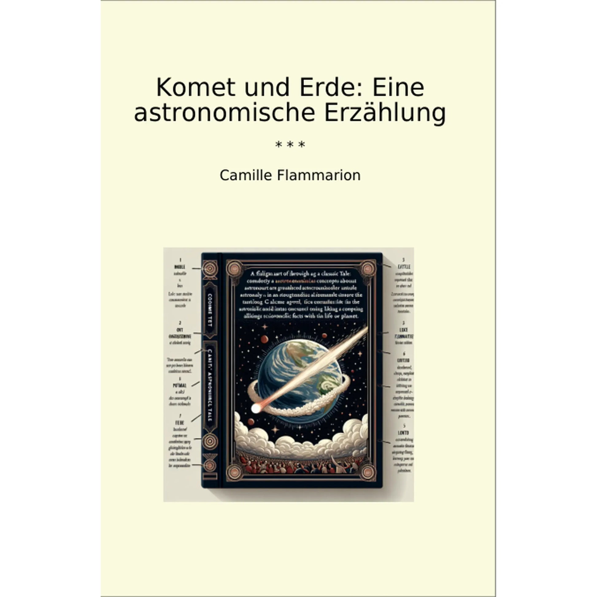 Book cover Komet und Erde: Eine astronomische Erzählung