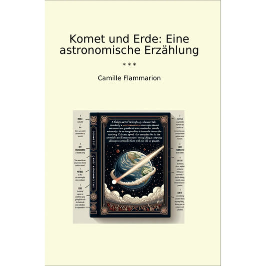 Book cover Komet und Erde: Eine astronomische Erzählung