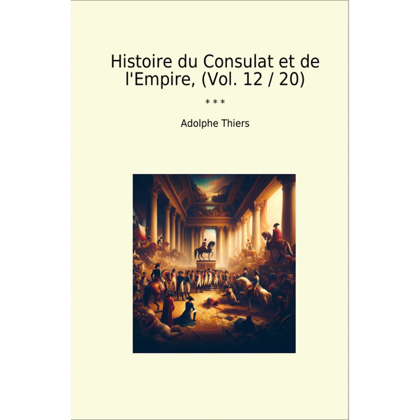 Book cover Histoire du Consulat et de l'Empire, (Vol. 12 / 20)