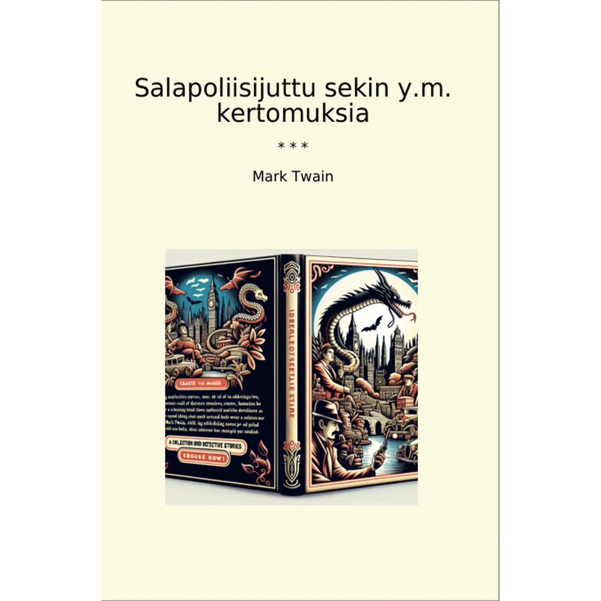 Book cover Salapoliisijuttu sekin y.m. kertomuksia