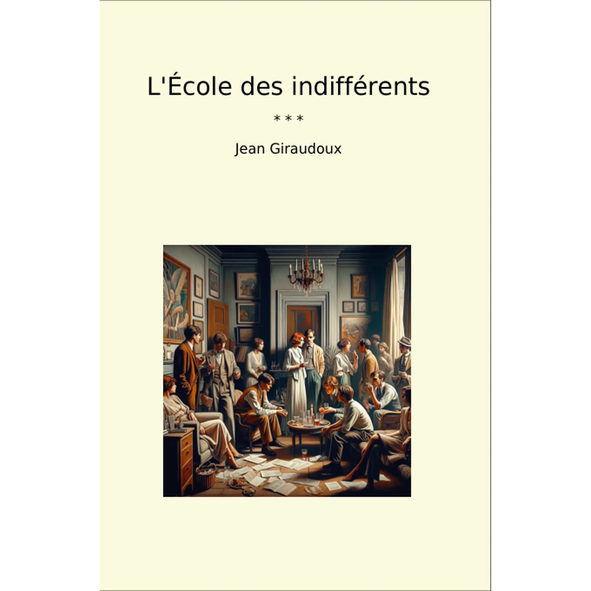 Book cover L'École des indifférents