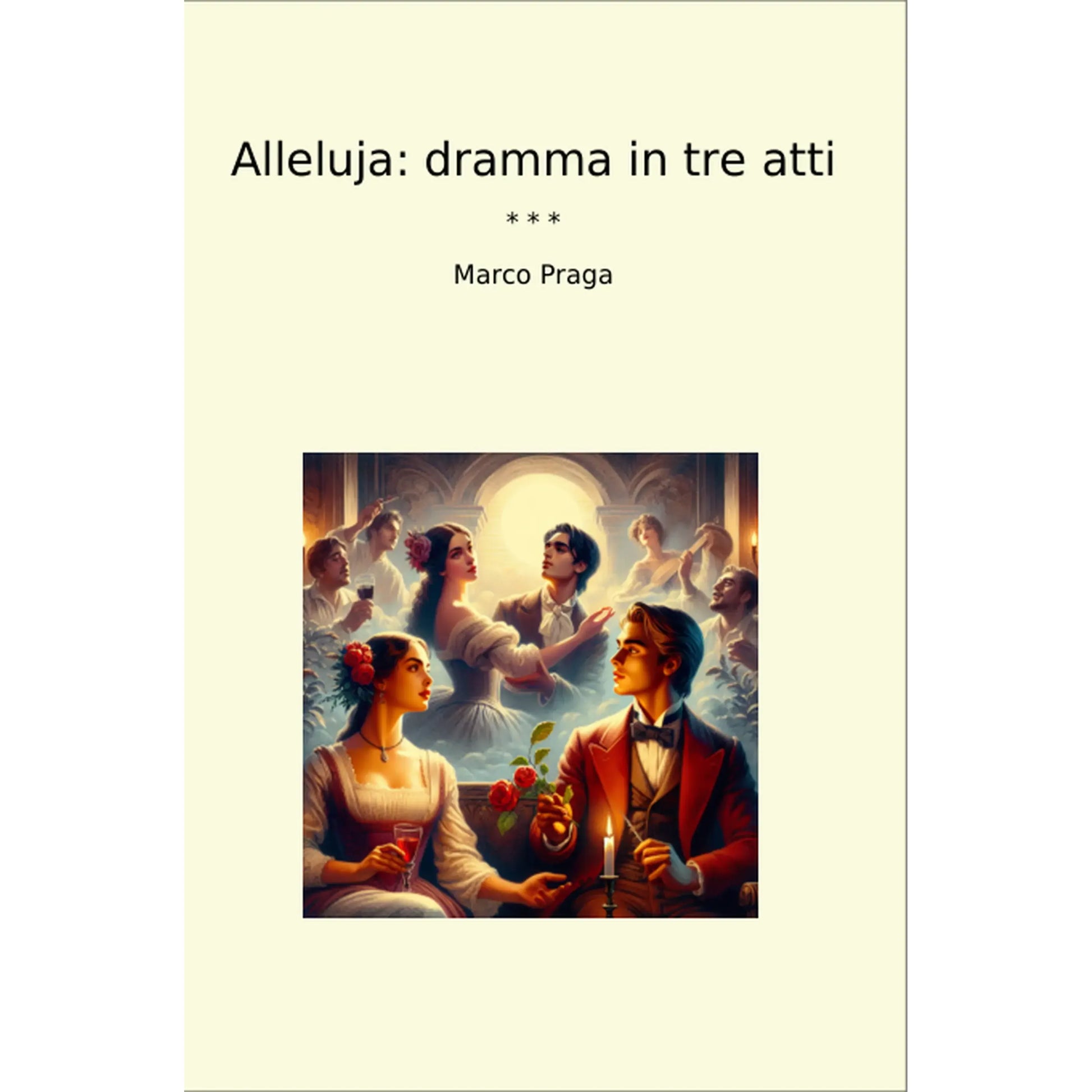 Book cover Alleluja: dramma in tre atti