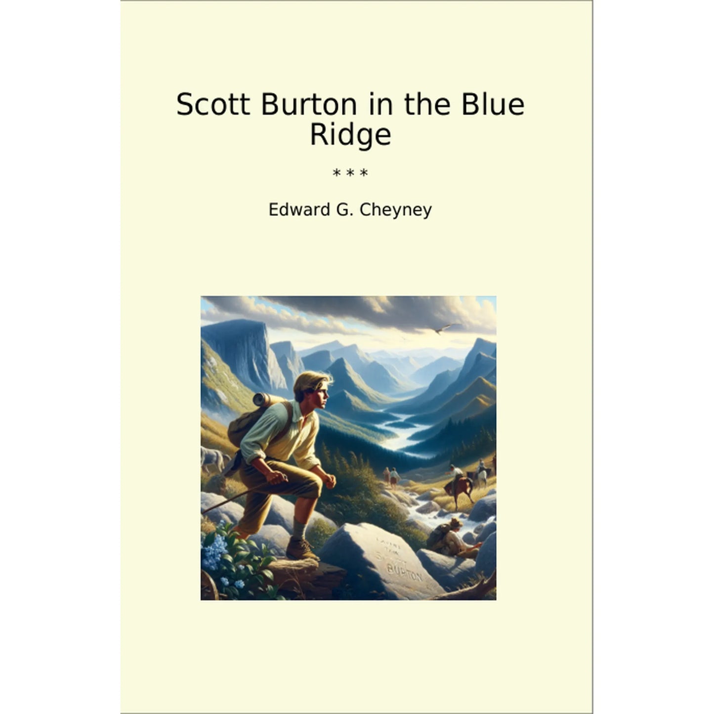Book cover Scott Burton in the Blue Ridge