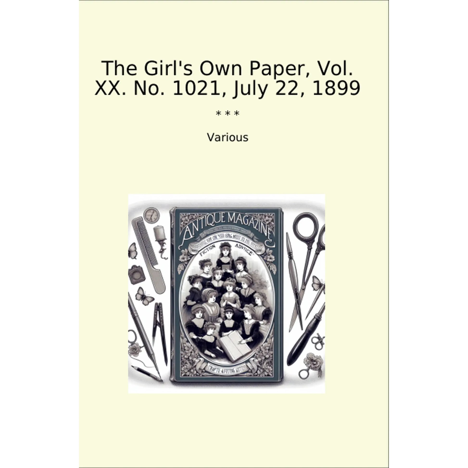 Book cover The Girl's Own Paper, Vol. XX. No. 1021, July 22, 1899