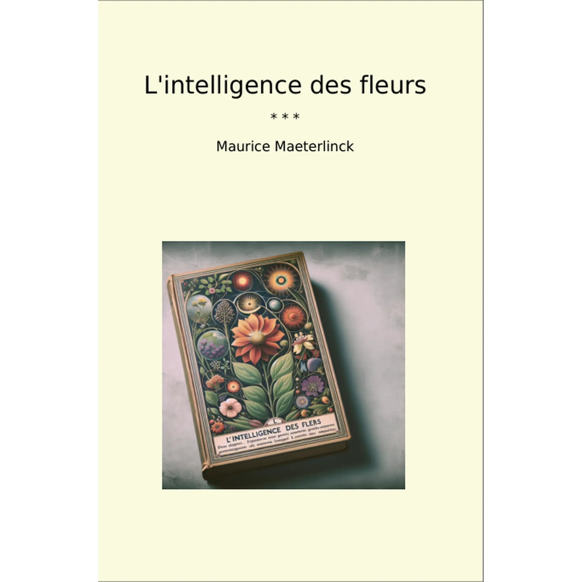 Book cover L'intelligence des fleurs