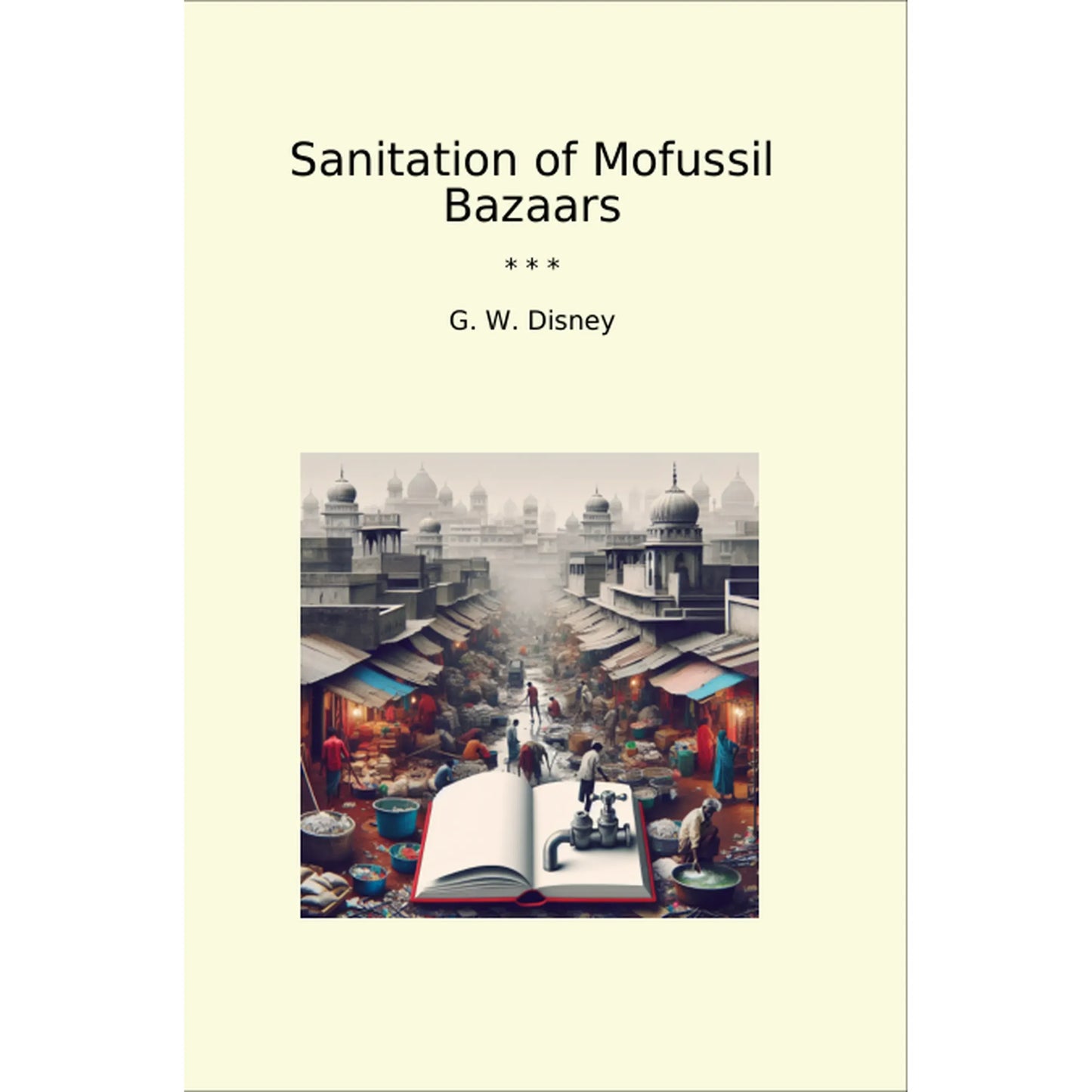 Book cover Sanitation of Mofussil Bazaars