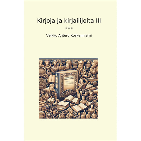 Book cover Kirjoja ja kirjailijoita III