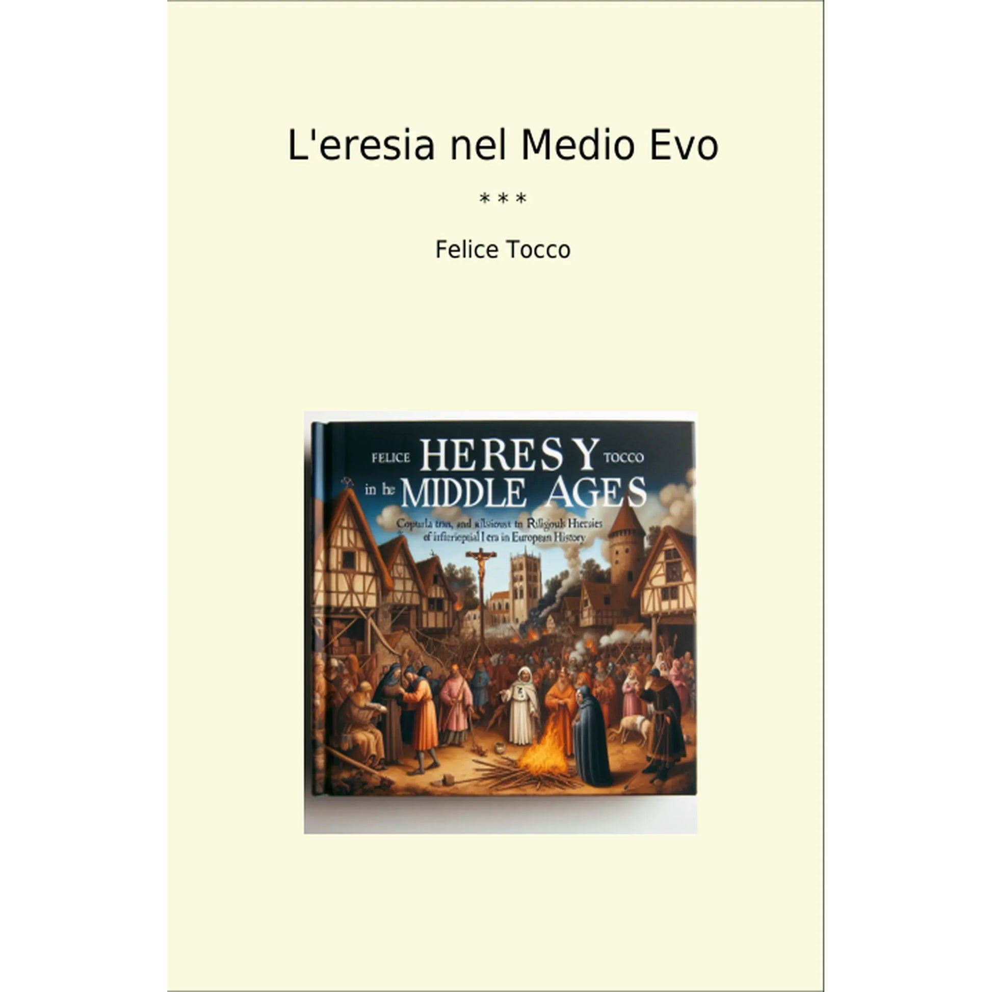 Book cover L'eresia nel Medio Evo