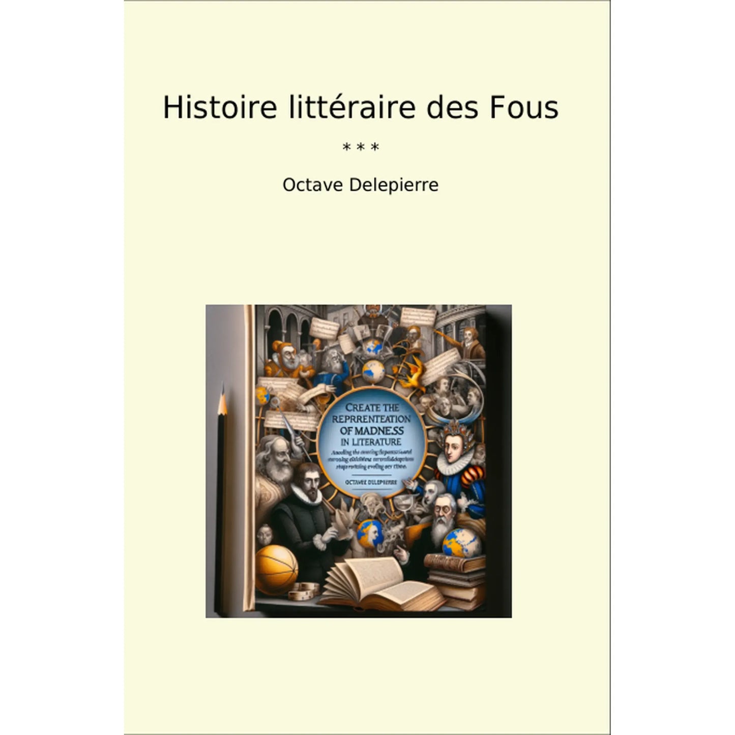 Book cover Histoire littéraire des Fous