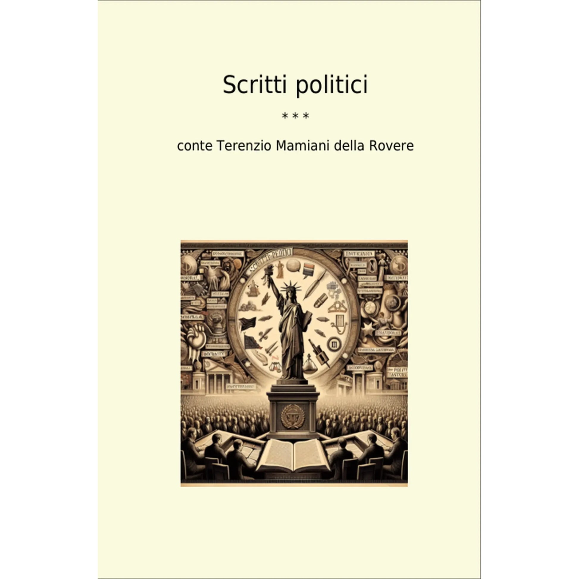 Book cover Scritti politici