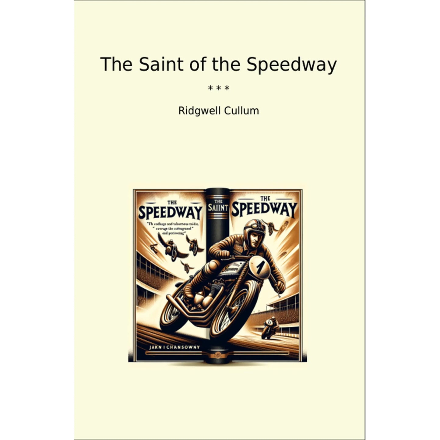 Book cover The Saint of the Speedway