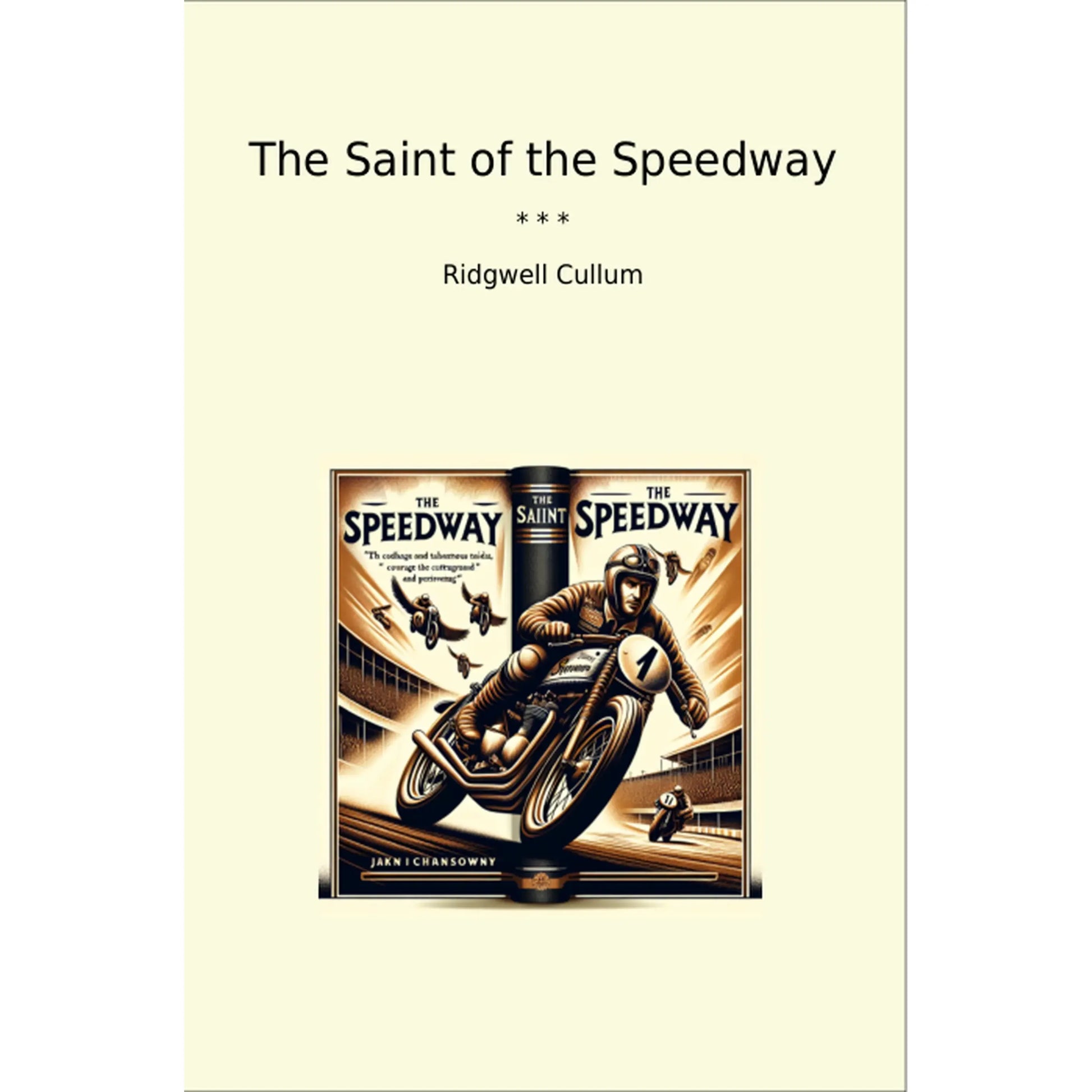 Book cover The Saint of the Speedway