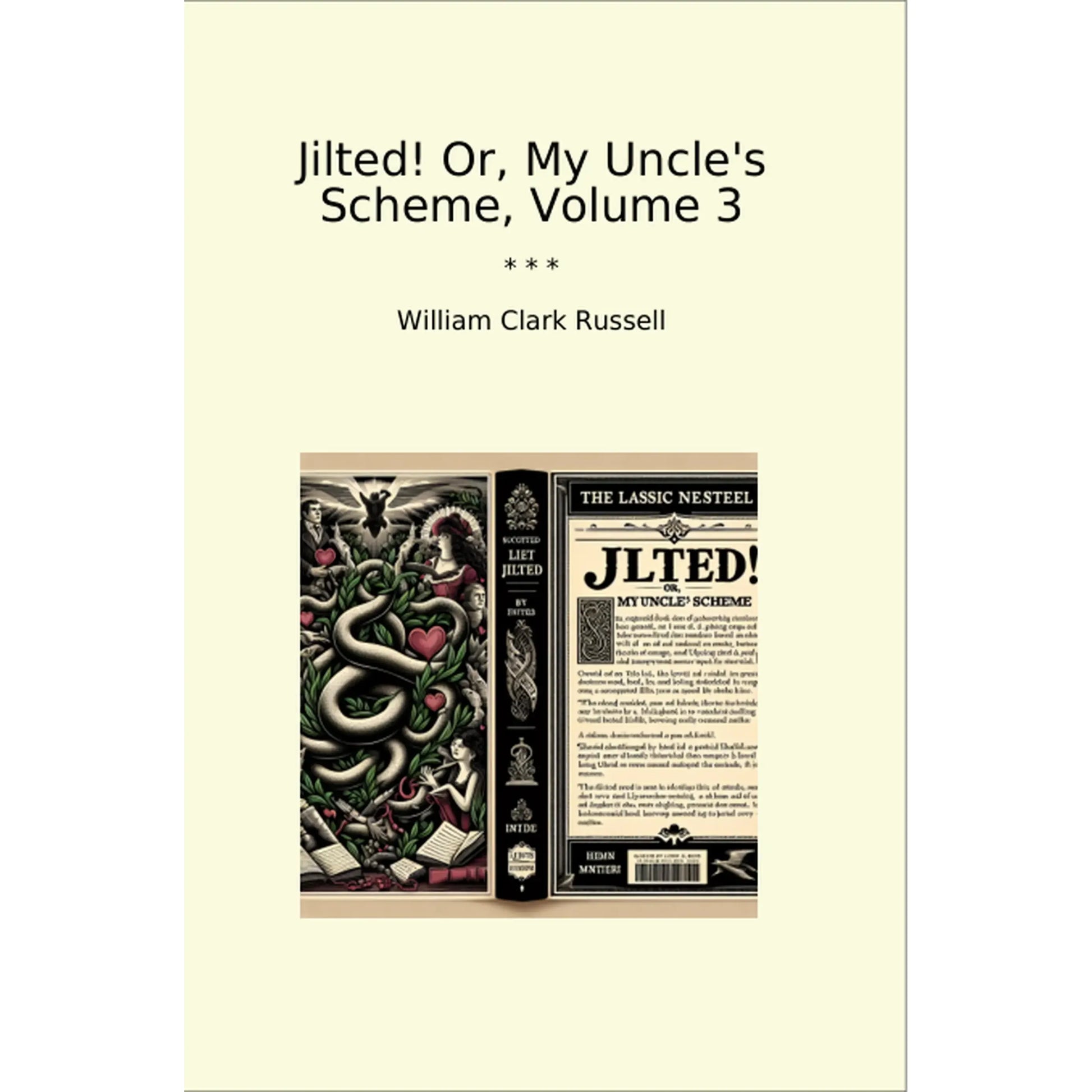 Book cover Jilted! Or, My Uncle's Scheme, Volume 3