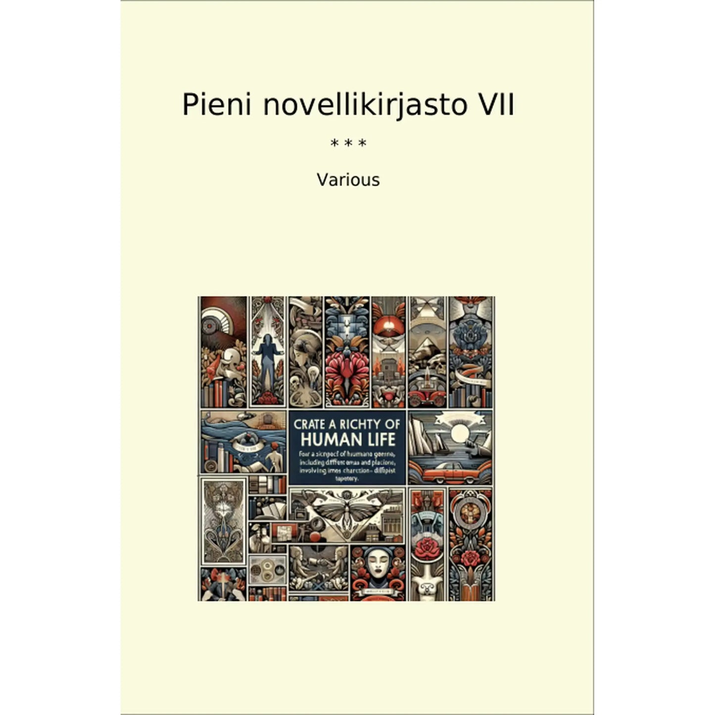 Book cover Pieni novellikirjasto VII