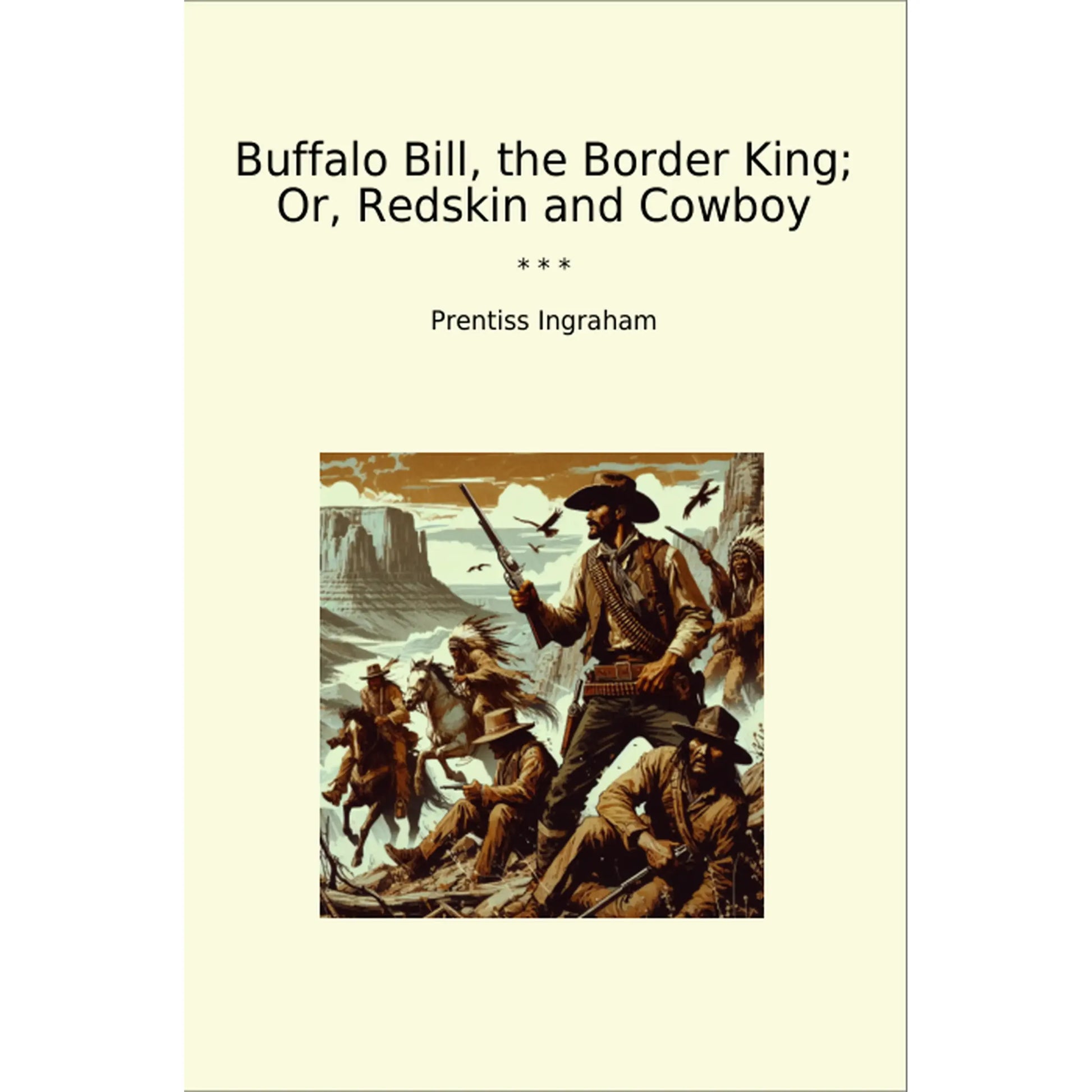 Book cover Buffalo Bill, the Border King; Or, Redskin and Cowboy