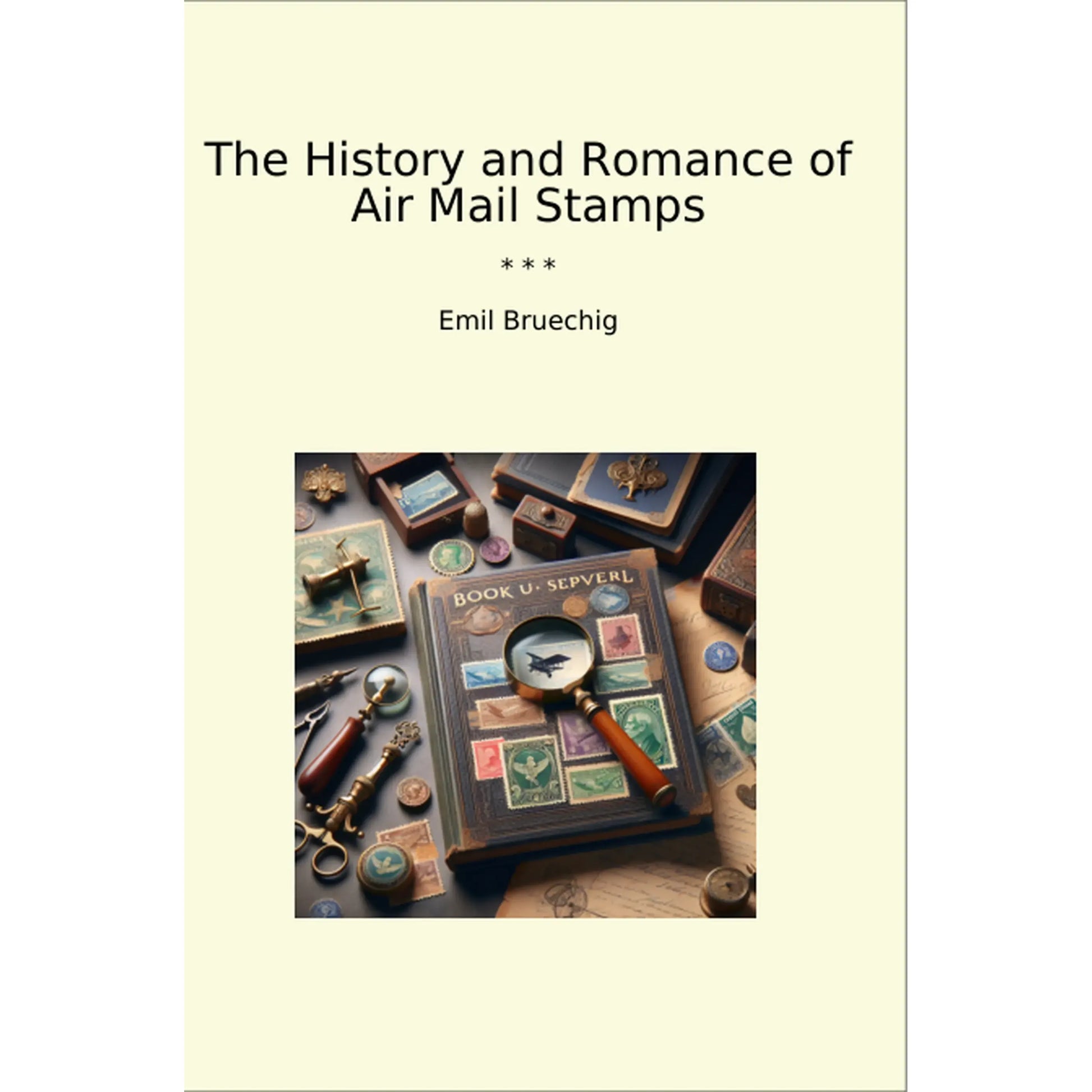 Book cover The History and Romance of Air Mail Stamps