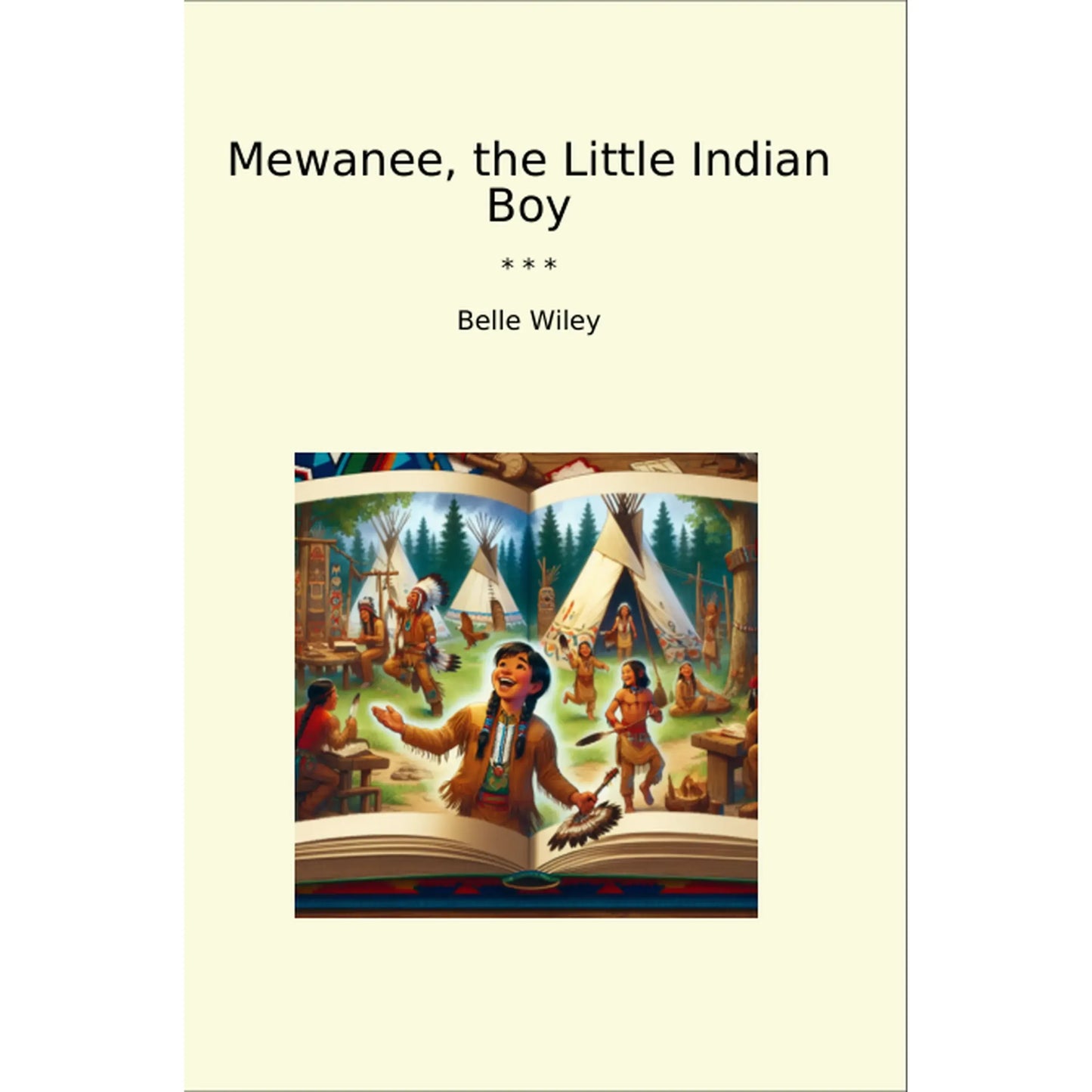 Book cover Mewanee, the Little Indian Boy