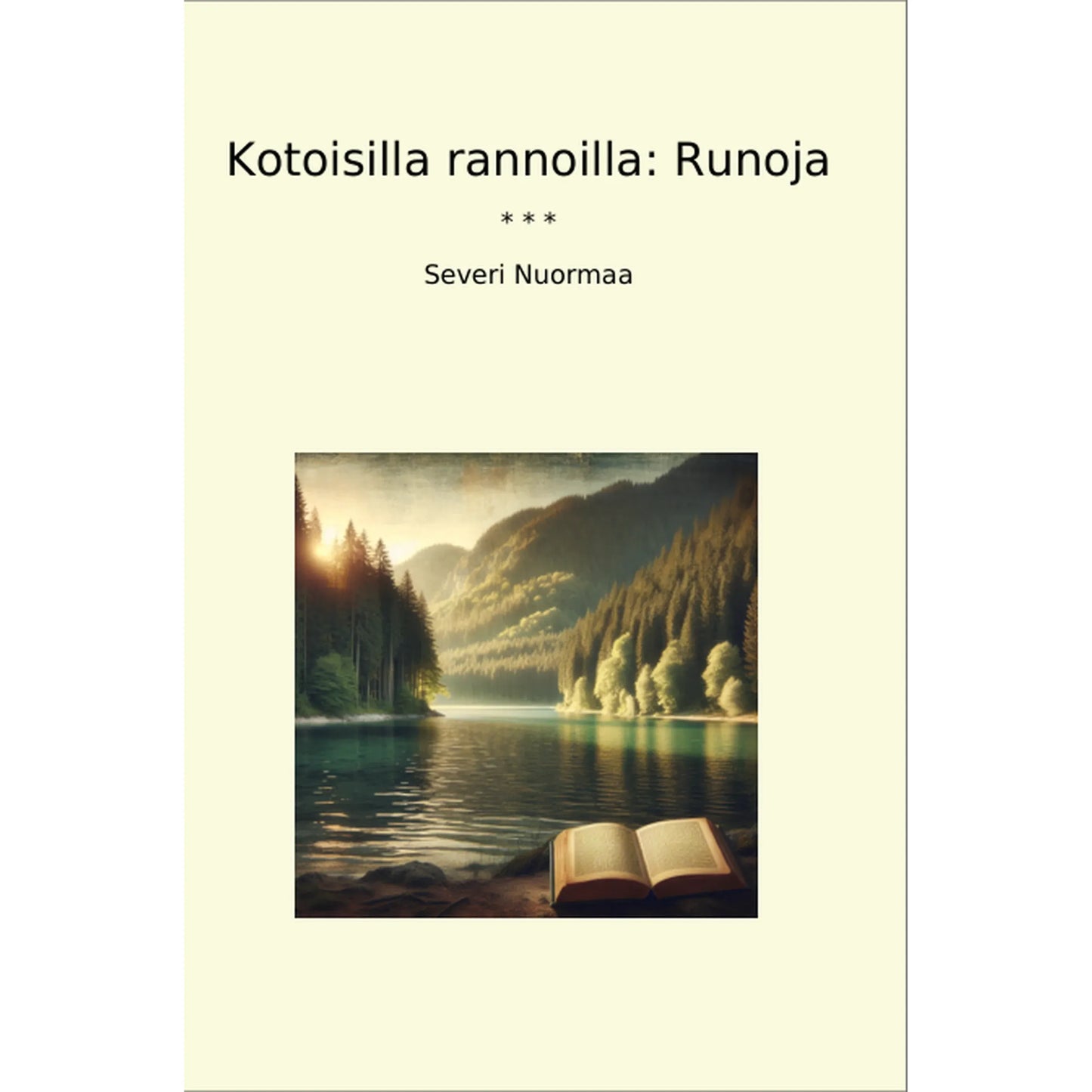 Book cover Kotoisilla rannoilla: Runoja