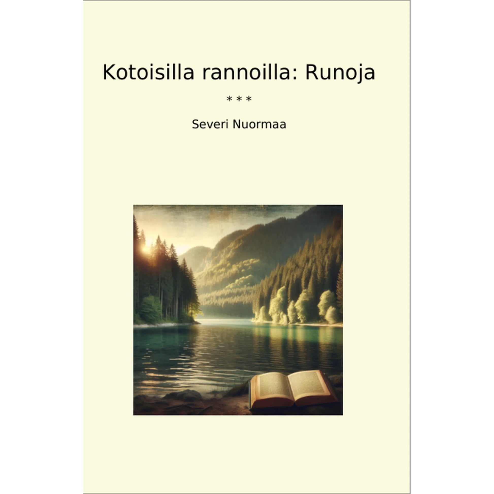 Book cover Kotoisilla rannoilla: Runoja