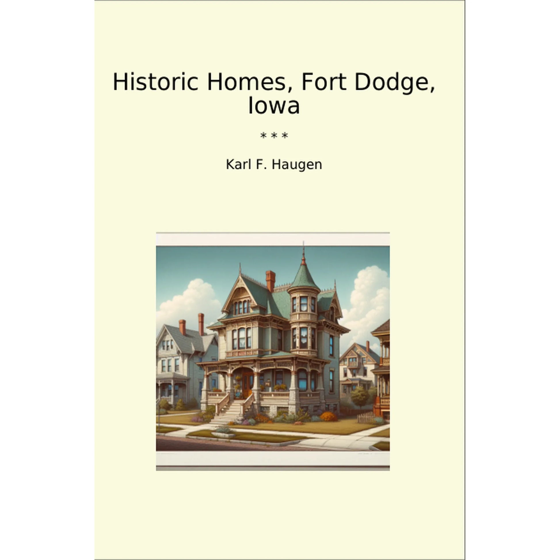Book cover Historic Homes, Fort Dodge, Iowa