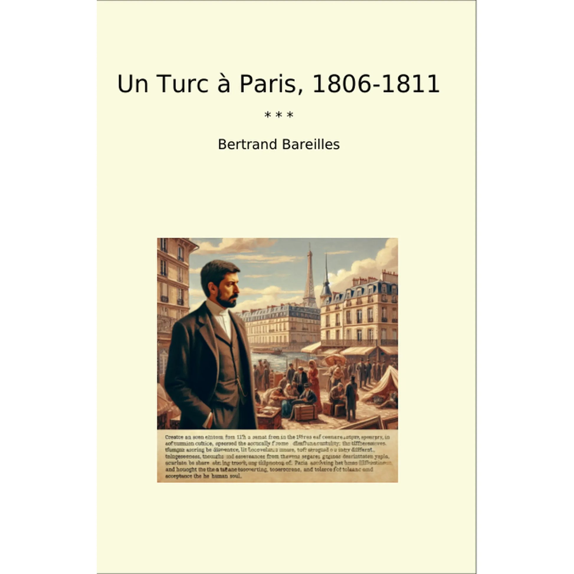 Book cover Un Turc à Paris, 1806-1811