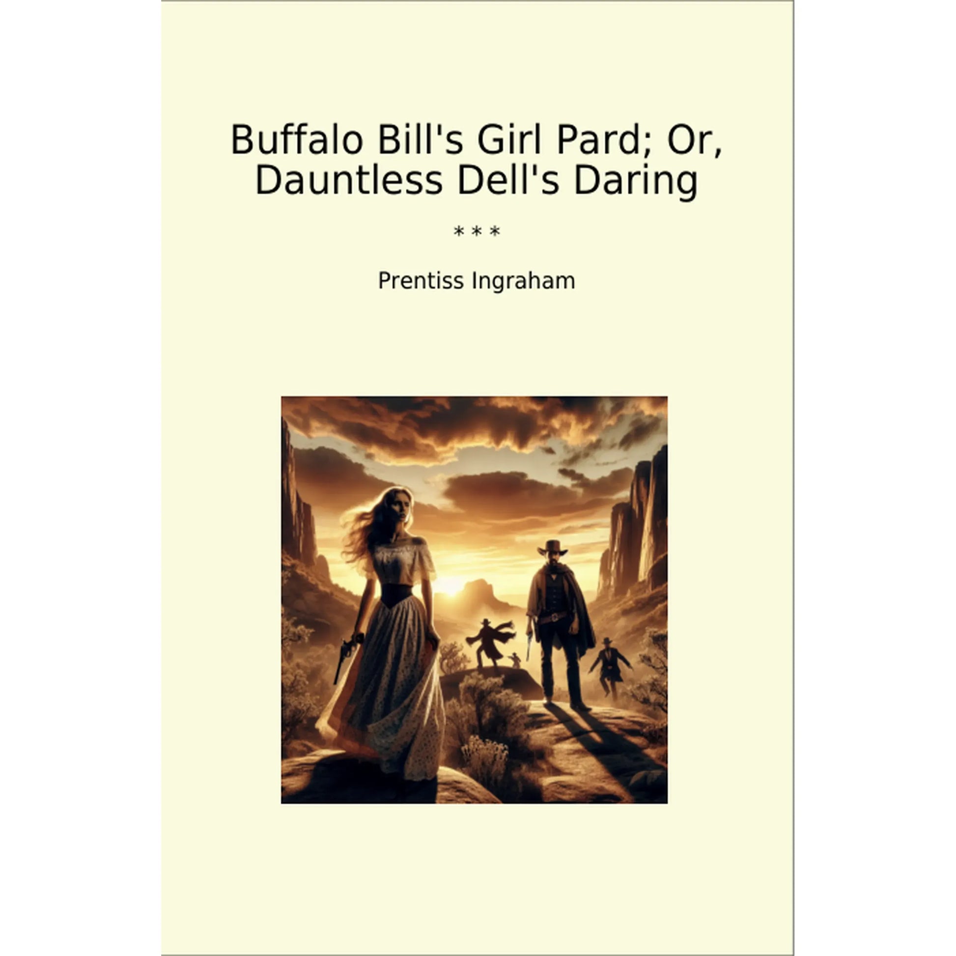 Book cover Buffalo Bill's Girl Pard; Or, Dauntless Dell's Daring