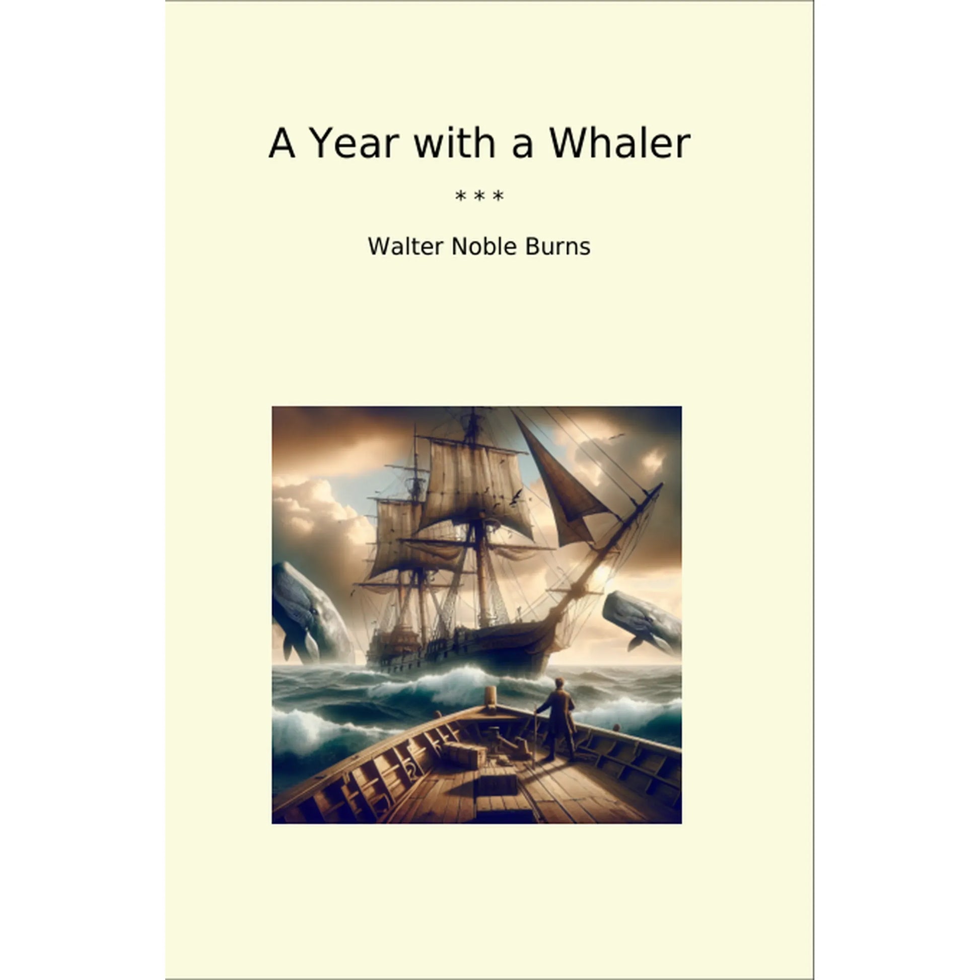Book cover A Year with a Whaler