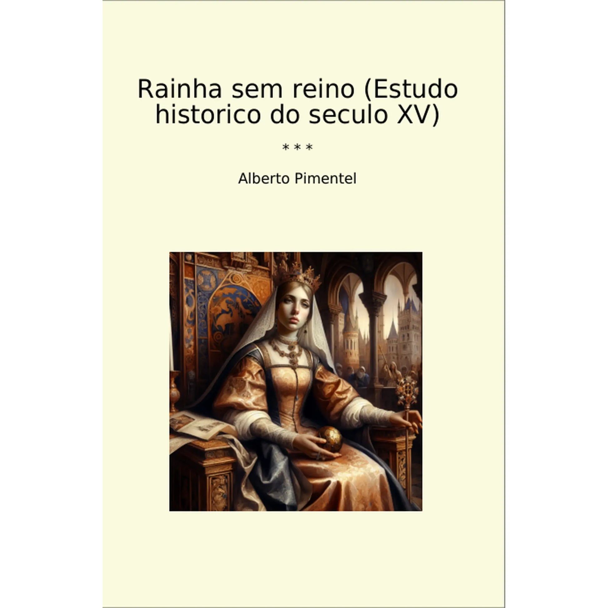 Book cover Rainha sem reino (Estudo historico do seculo XV)