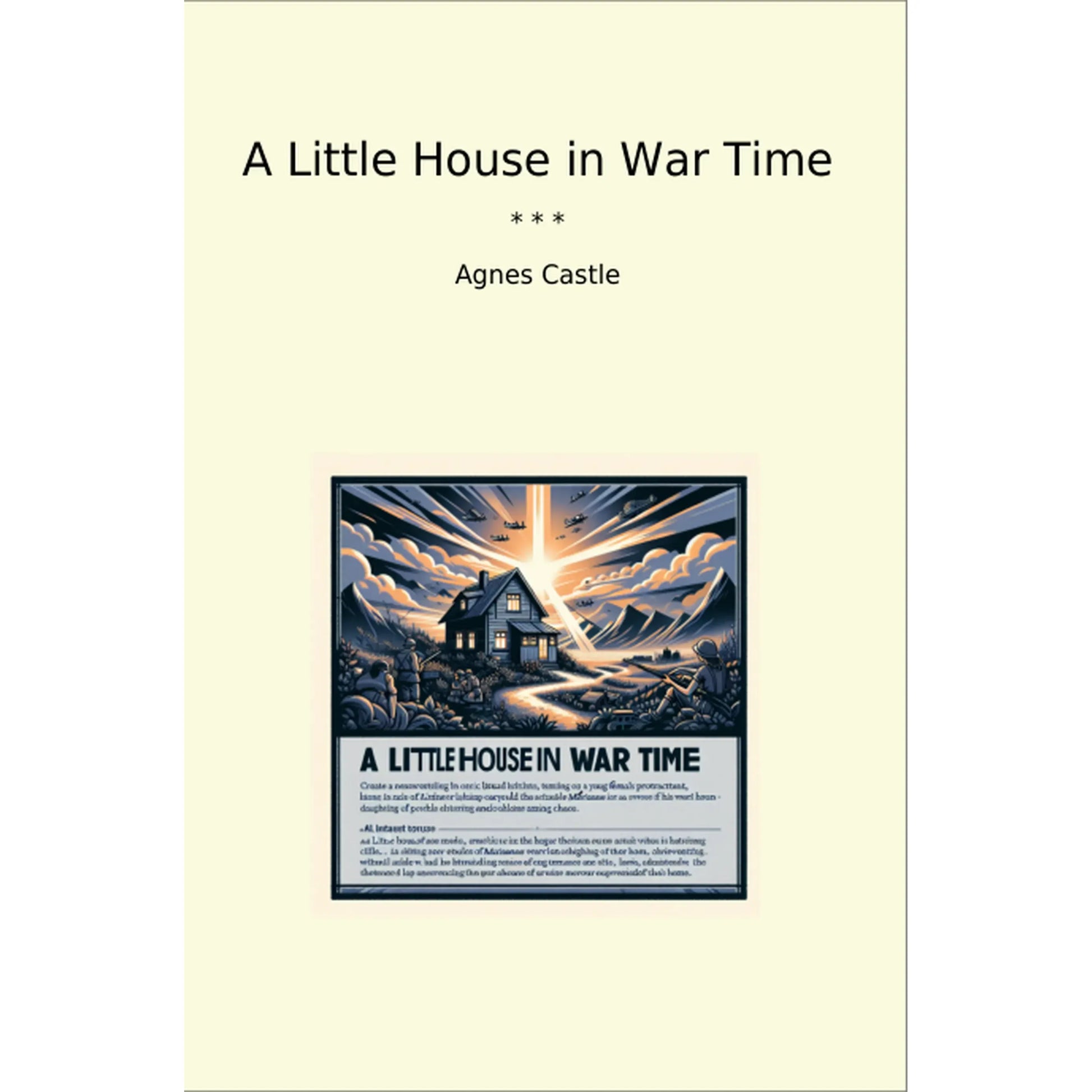 Book cover A Little House in War Time
