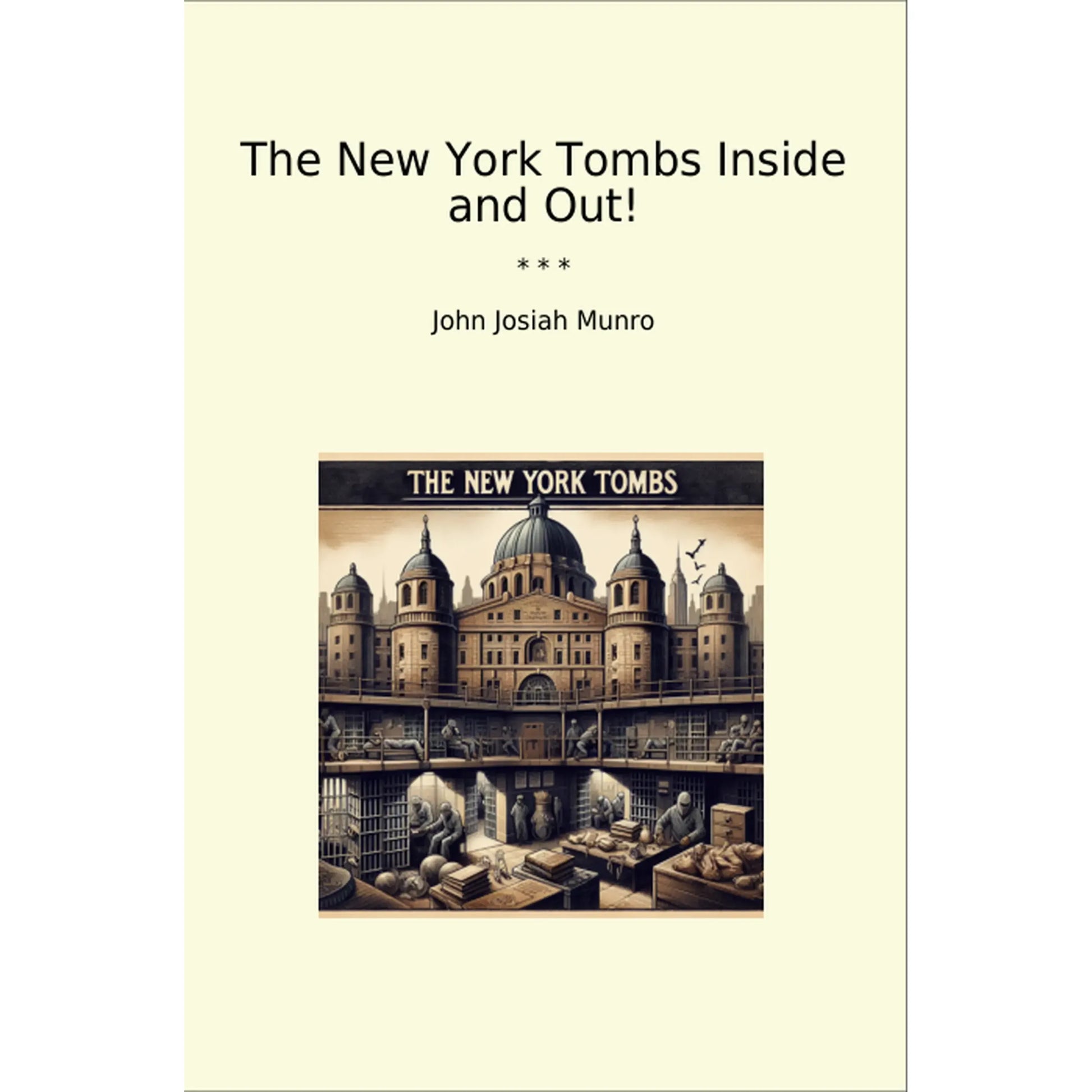 Book cover The New York Tombs Inside and Out!